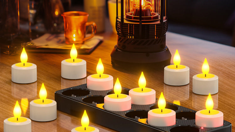 Kein Partytisch ist komplett ohne warme, festliche Votivkerzen. Unsere Kollektion an LED Teelichtern bietet sichere und praktische Optionen für Ihre nächste Zusammenkunft.